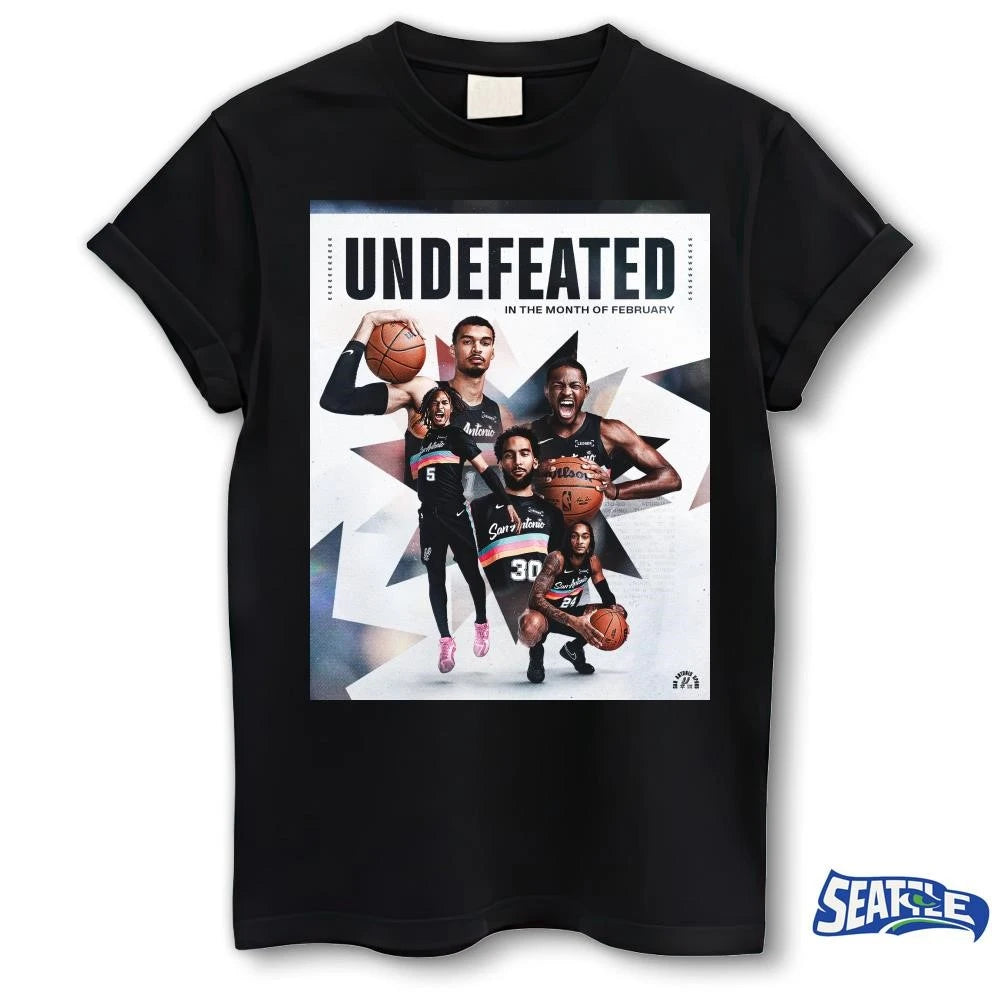San Antonio Spurs Undefeated In A Month Of February Poster shirt