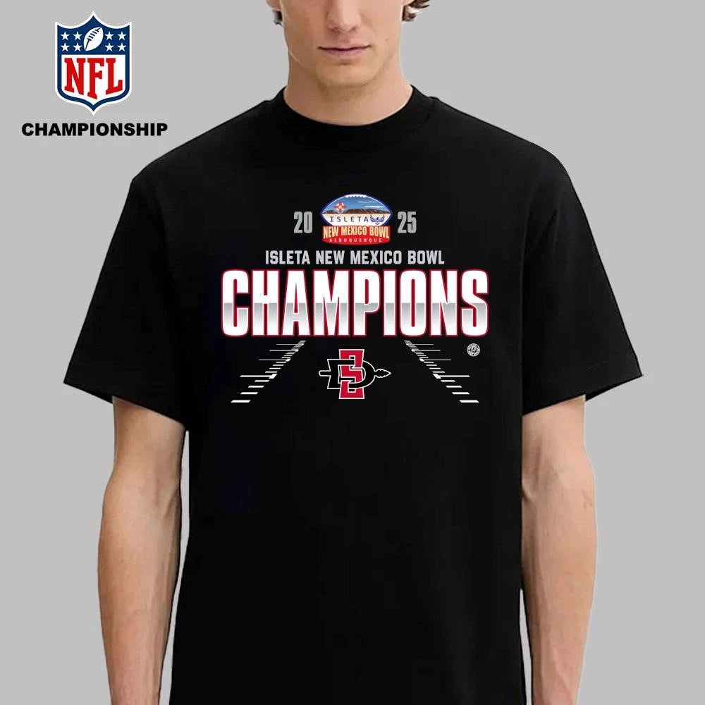San Diego State Aztecs 2025 Isleta New Mexico Bowl Champions Shirt