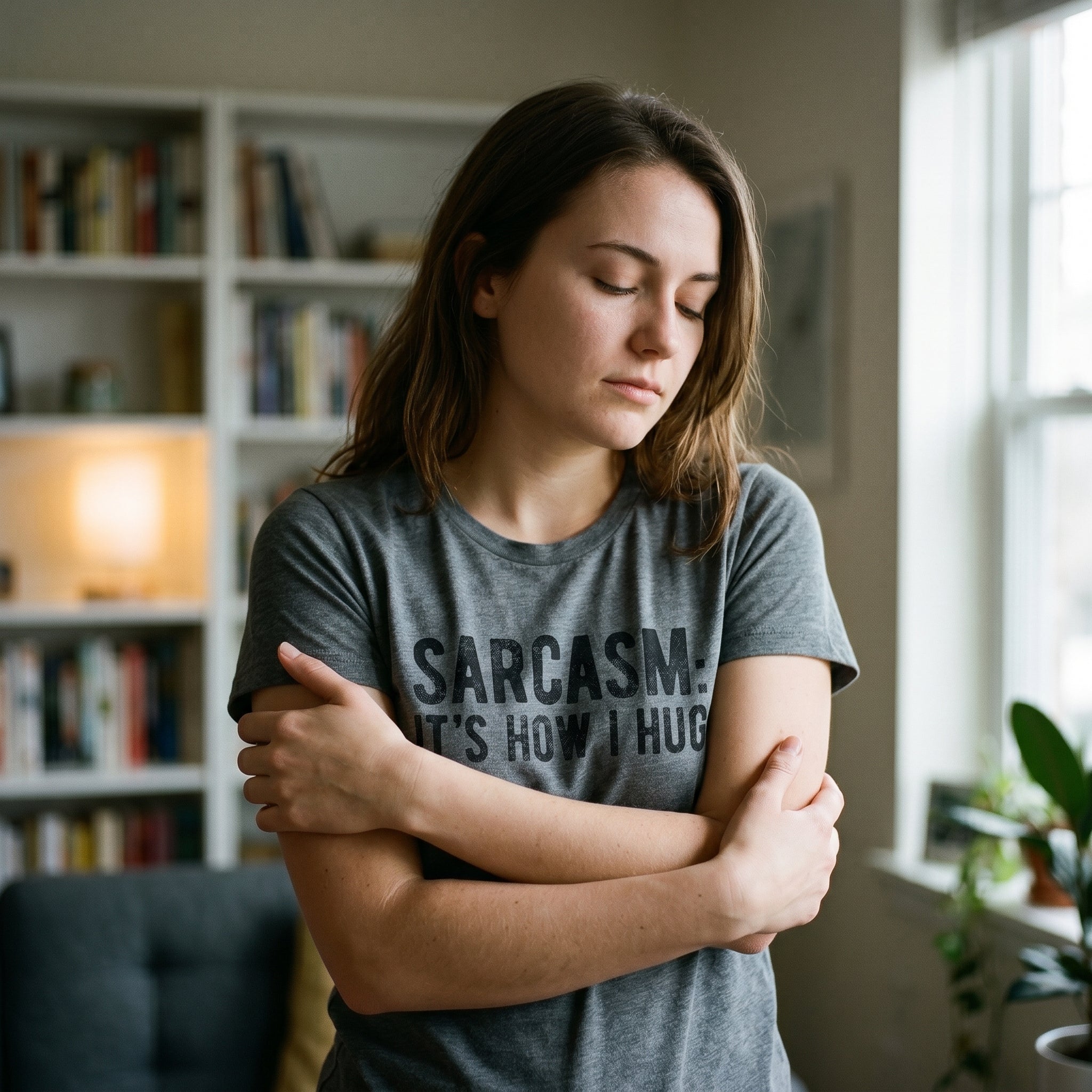 Sarcasm It's How I Hug Women's T Shirt