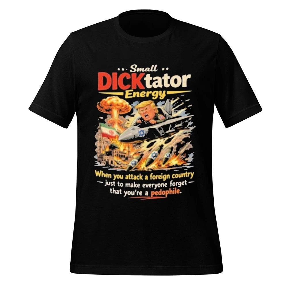 Satirical Dictator Energy Graphic Shirt