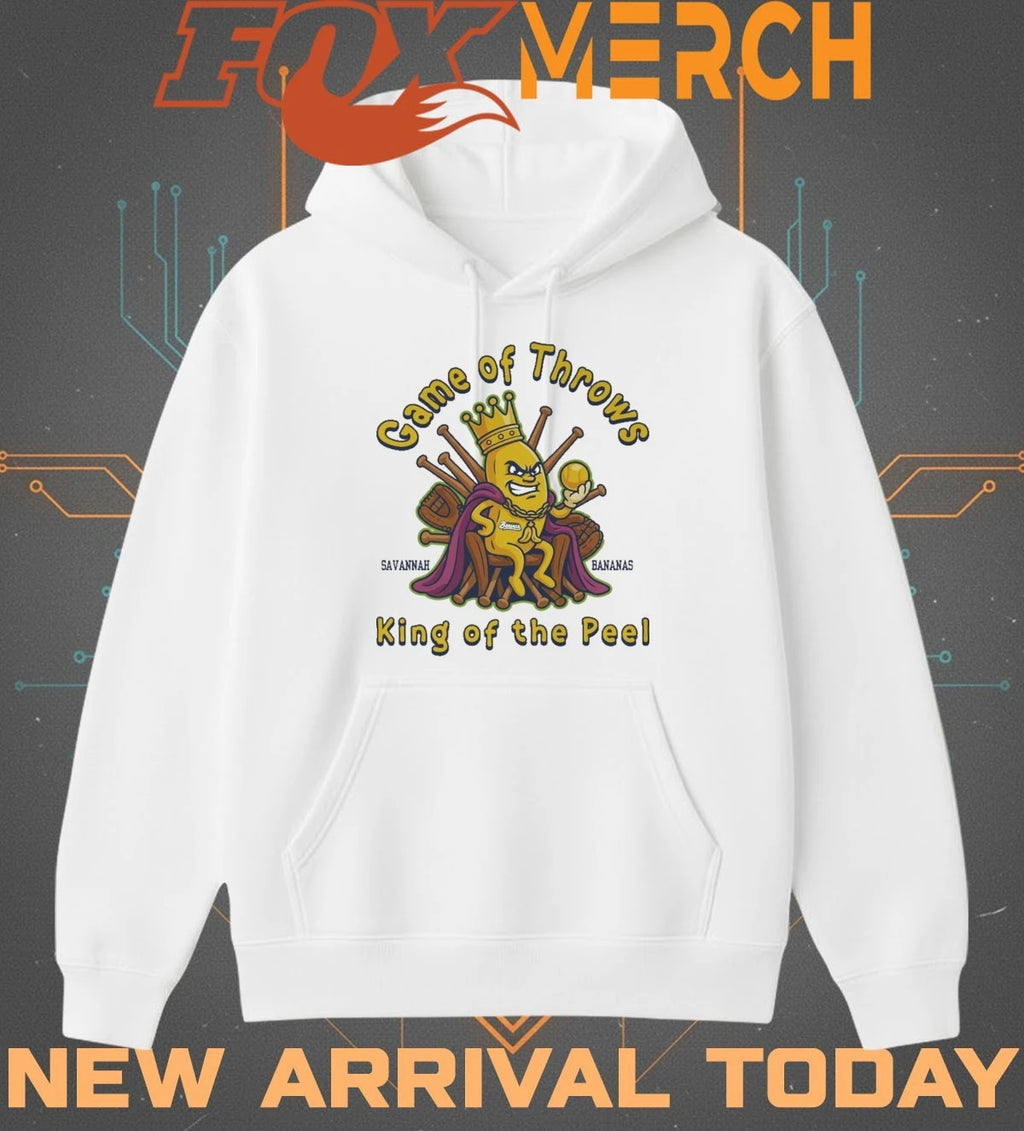 Savannah Bananas game of throws king of the peel t-shirt