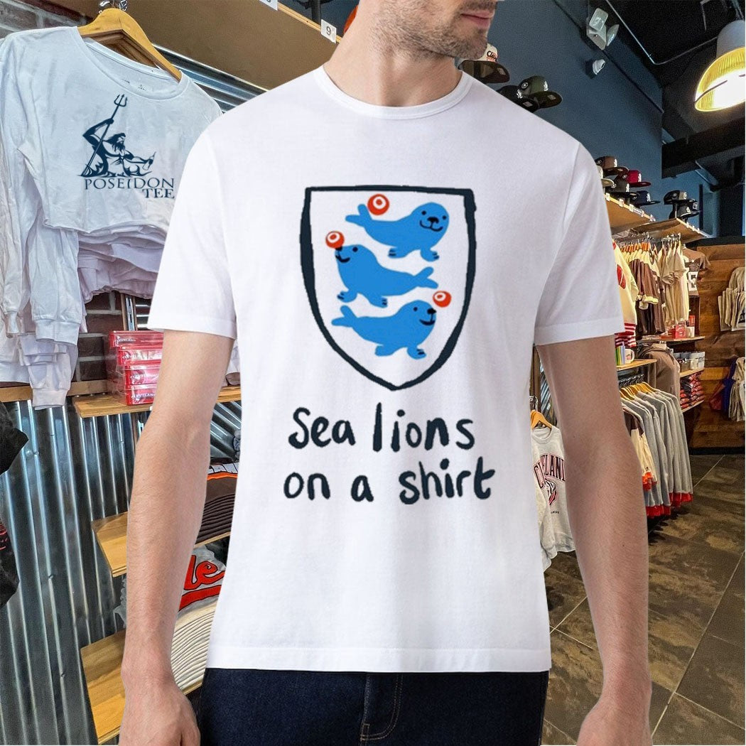Sea Lions On A T-shirt