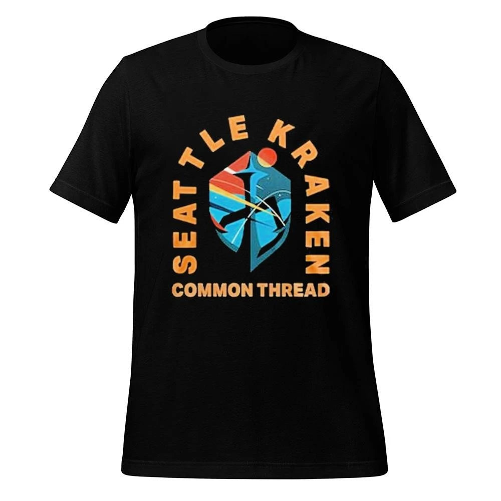 Seattle Kraken Black Hockey History Night 2026 Common Thread Shirt