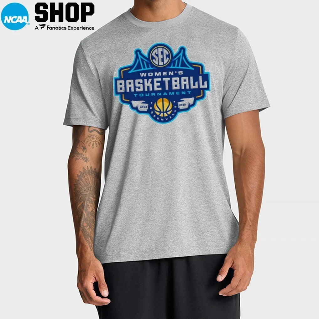SEC Southeastern Conference Women’s Basketball Tournament 2026 Greenville Logo T-Shirt