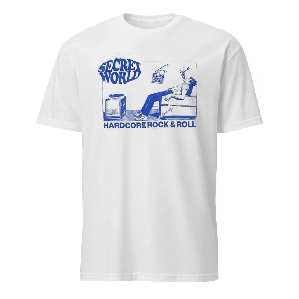Secret World X Drain Headline Is Your Friend Tour 2026 Merch Dallas Texas At Ferris Wheelers On March 19 2026 Hardcore Rock And Roll Shirt