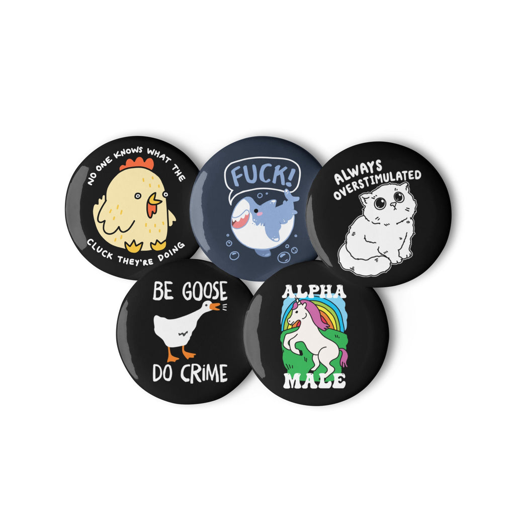 Cutesy Misc. Animals Set of Pins