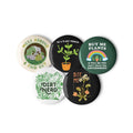 Gardening Plant Person Silly Set of Pins