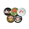 Fungi Mushroom Funny Set of Pins