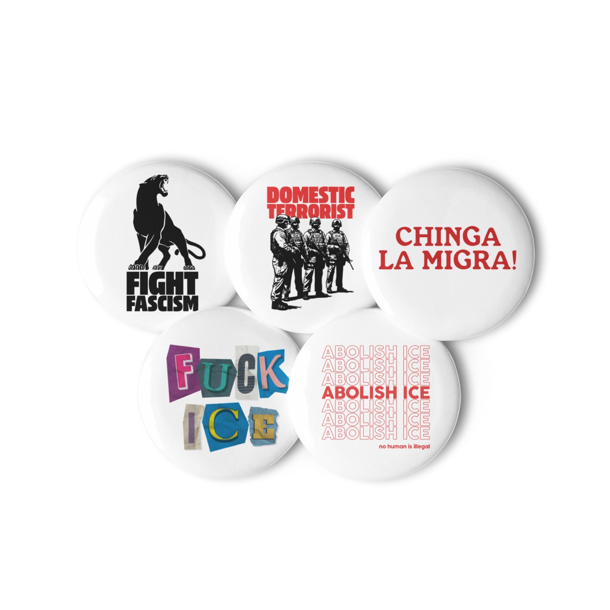 Abolish ICE Set of Pins