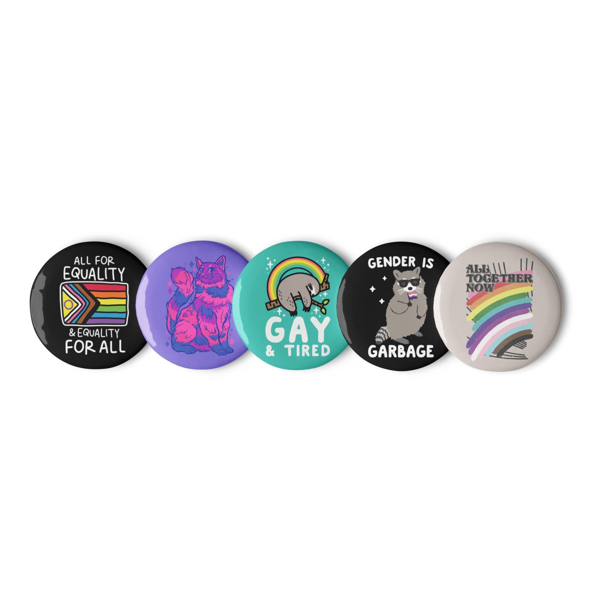LGBTQ+ Friendly Set of Pins