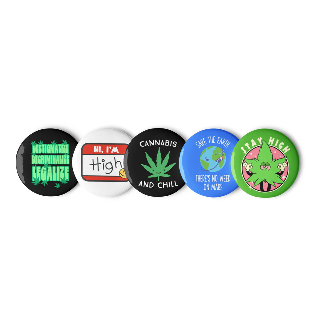 Mary Jane, Weed Positive Set of Pins