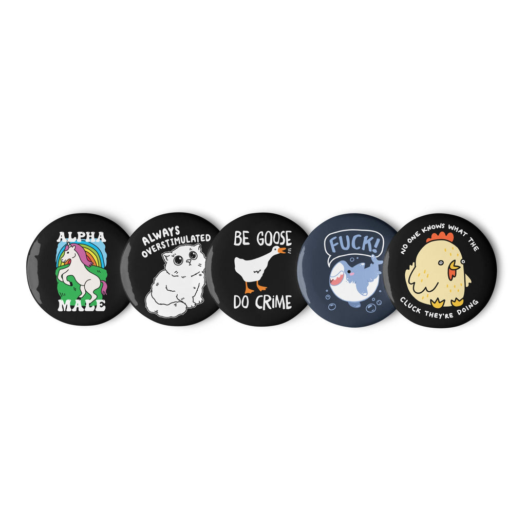 Cutesy Misc. Animals Set of Pins