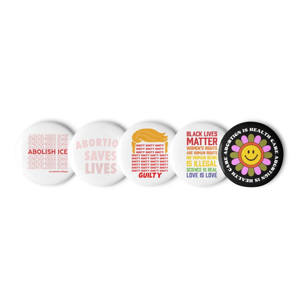 Progressive Political Statements Set of Pins