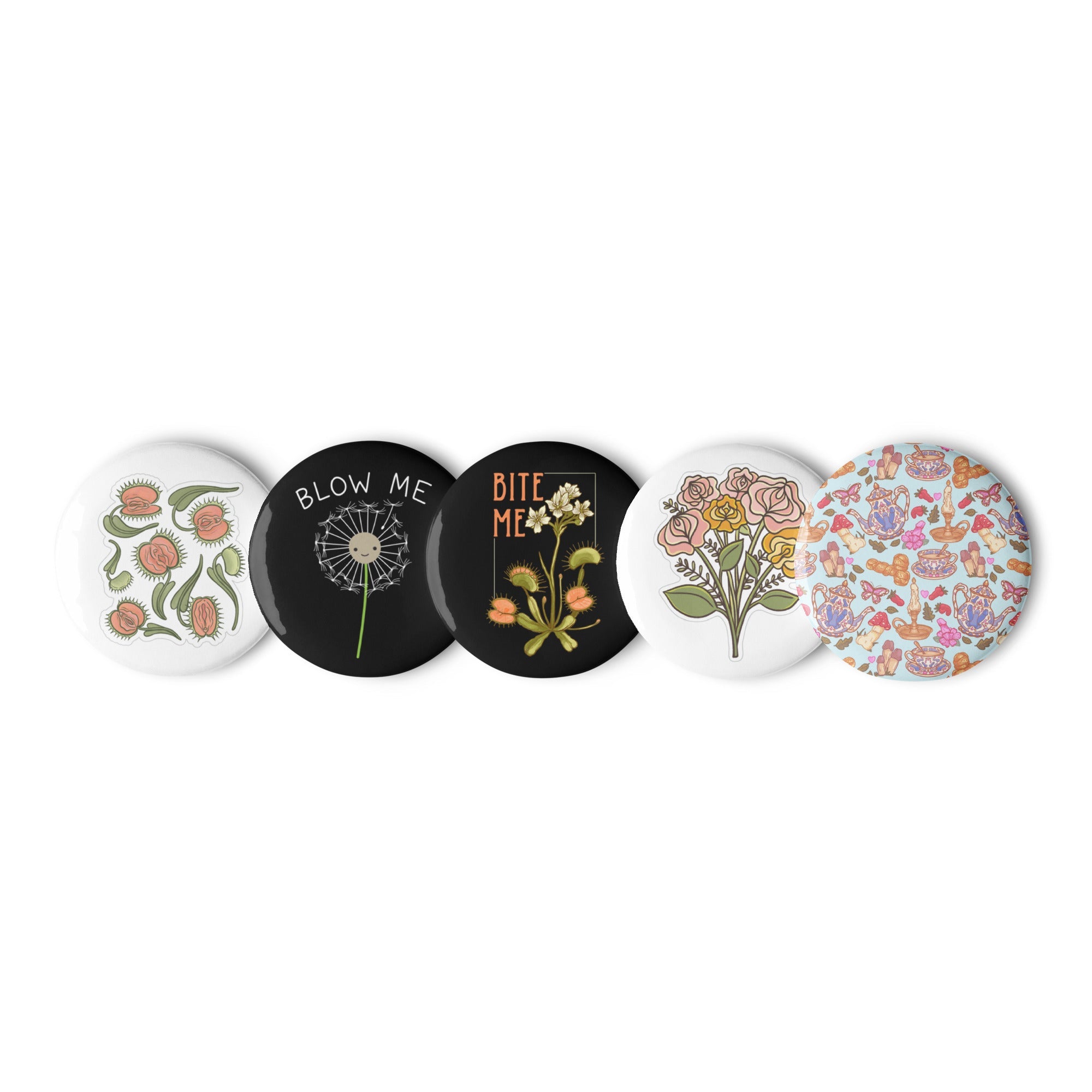 Vulva Funny NSFW Set of Pins