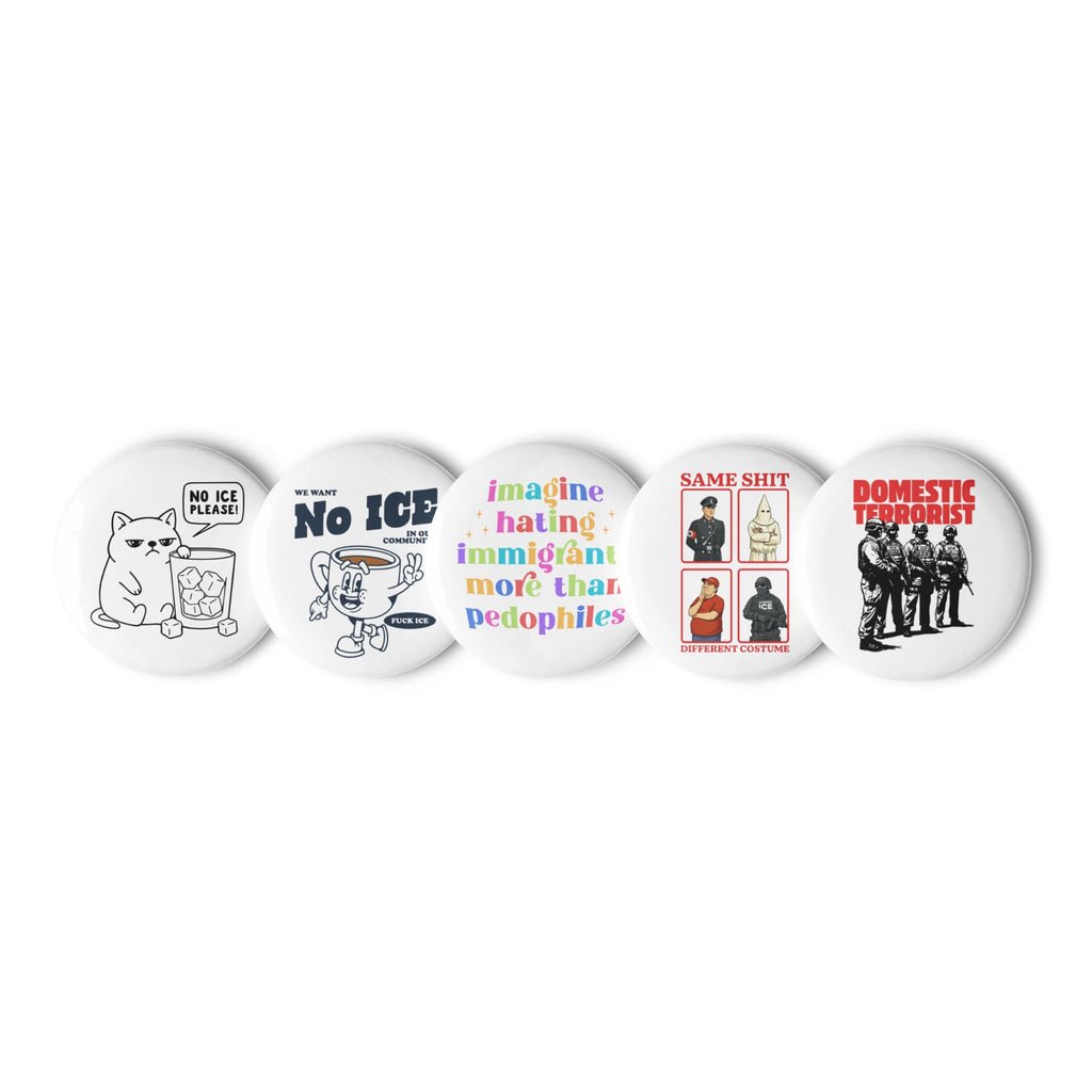 No ICE Set of Pins