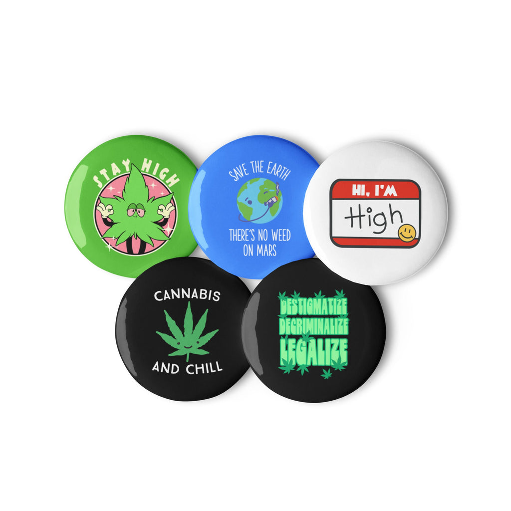 Mary Jane, Weed Positive Set of Pins