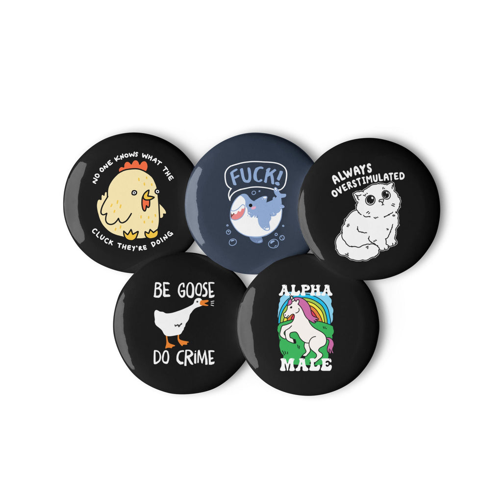 Cutesy Misc. Animals Set of Pins