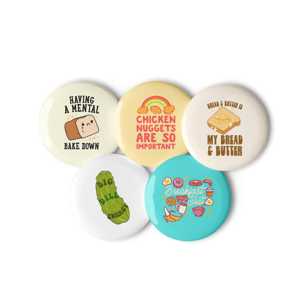 Foodie Funny Misc. Set of Pins