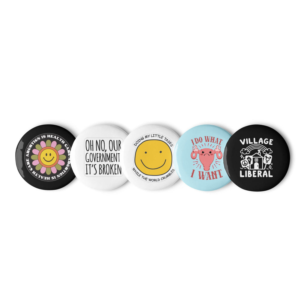 Women's Rights, Progressive Set of Pins
