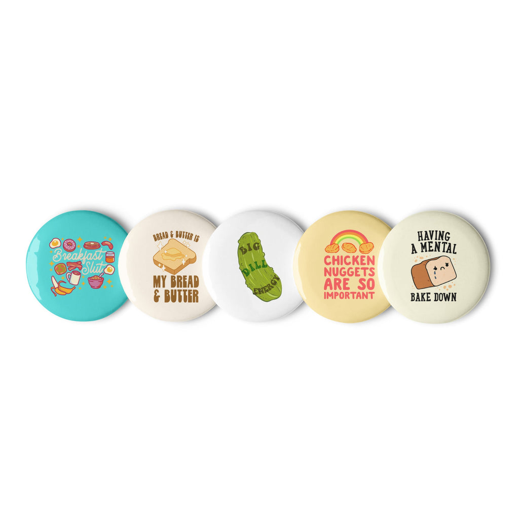Foodie Funny Misc. Set of Pins