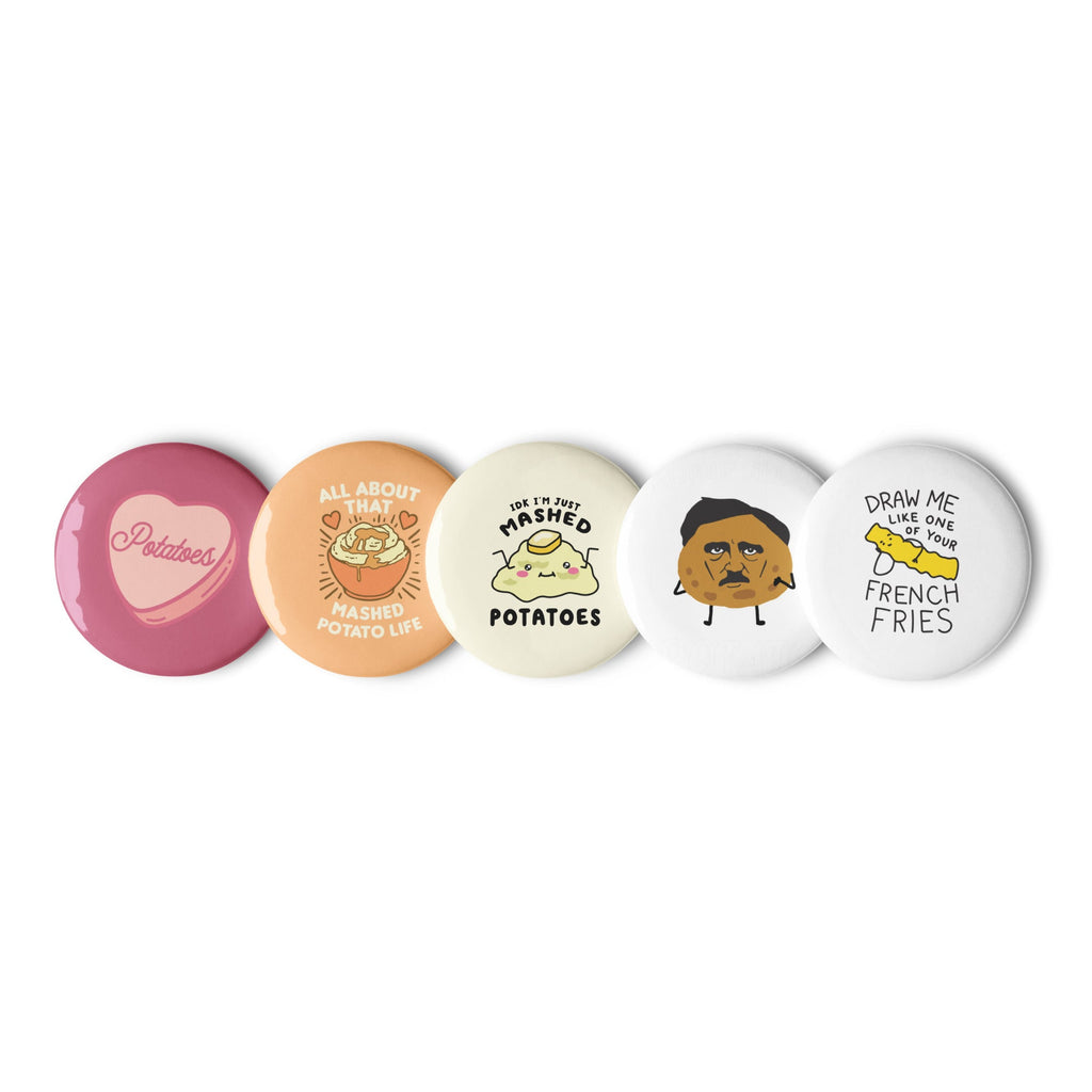 Silly Potato Lovers Unit! Set of Pins