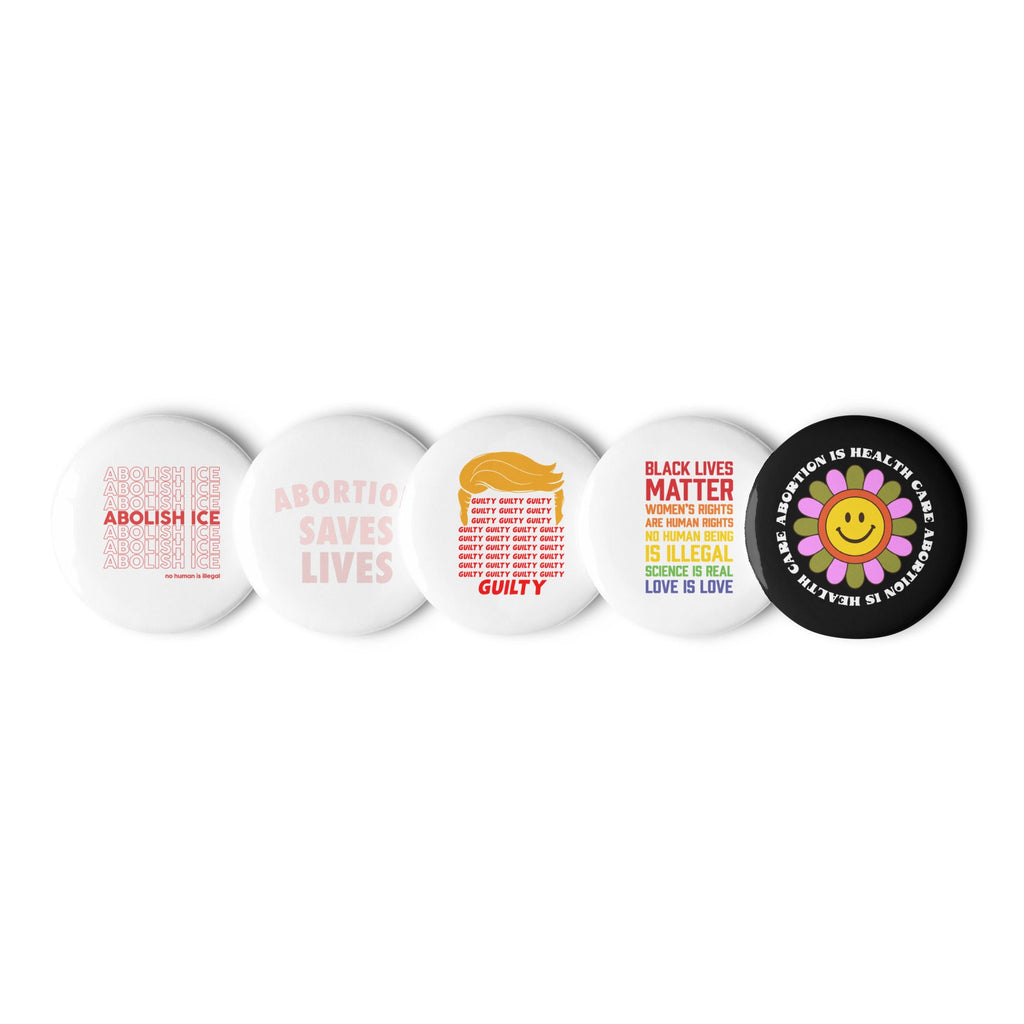 Progressive Political Statements Set of Pins