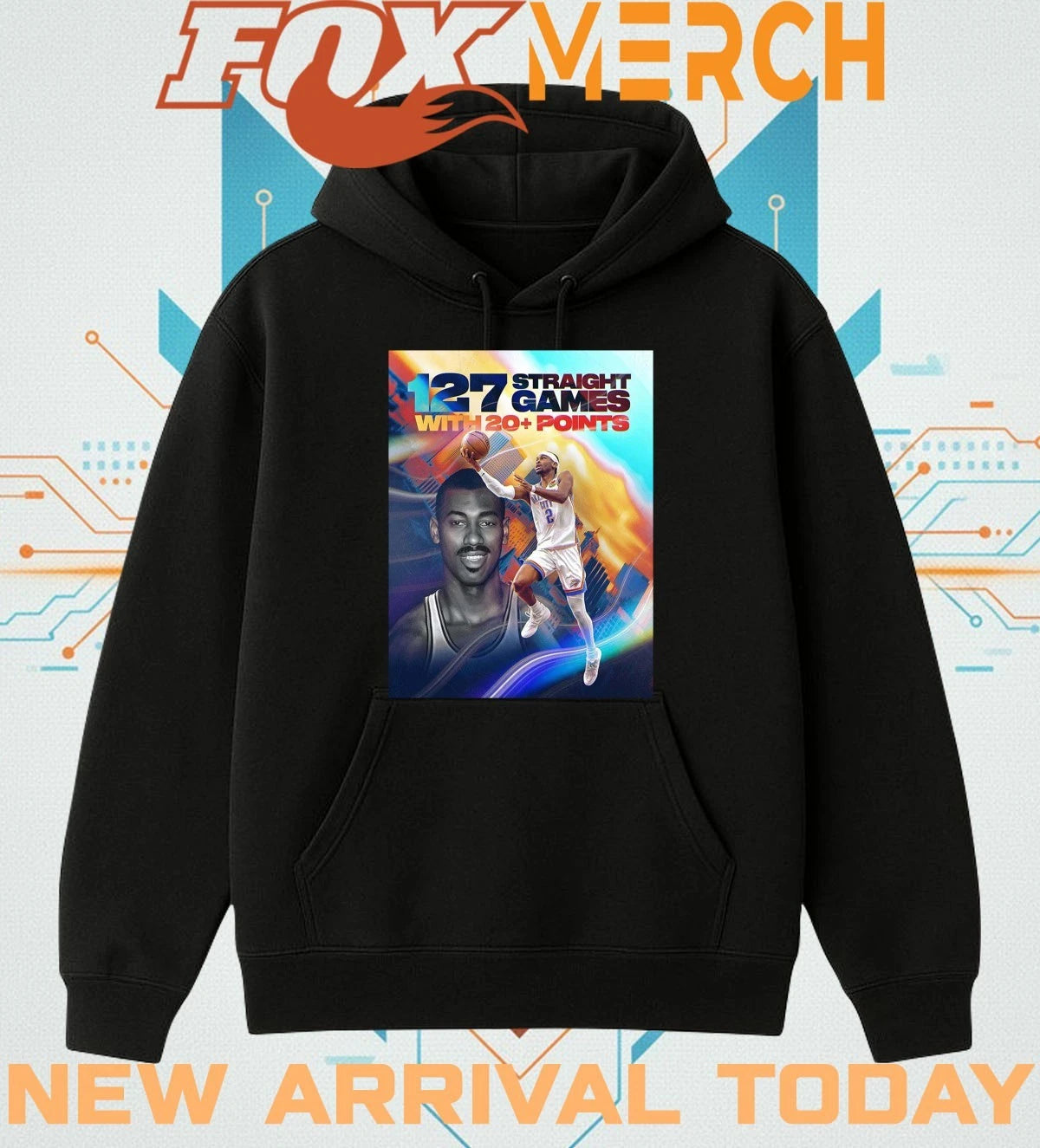 Shai Gilgeous Alexander OKC Thunder passes wilt for the longest 20+ points streak of all time t-shirt