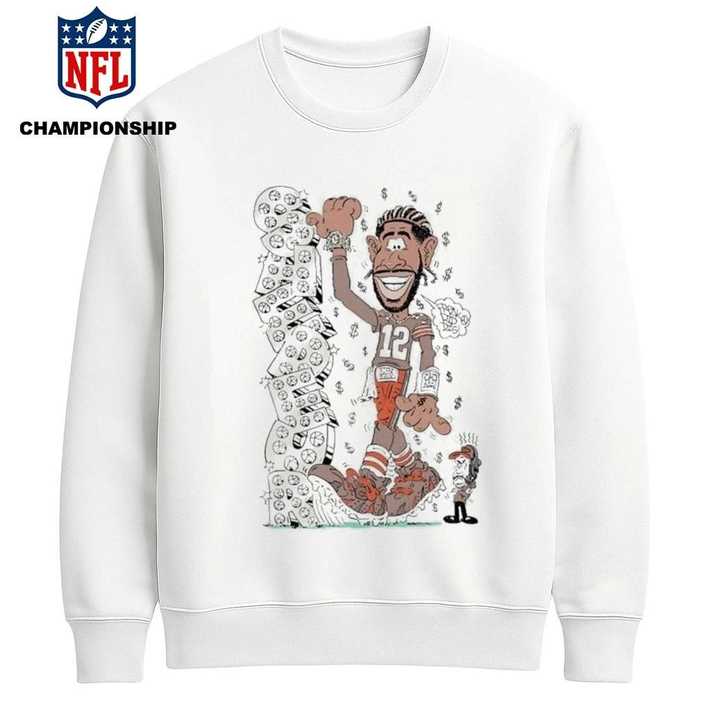Shedeur Sanders Cleveland Browns Freak Did Dis Caricature Shirt