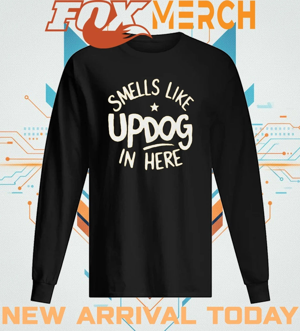 Shrinking Jimmy smells like updog in here t-shirt