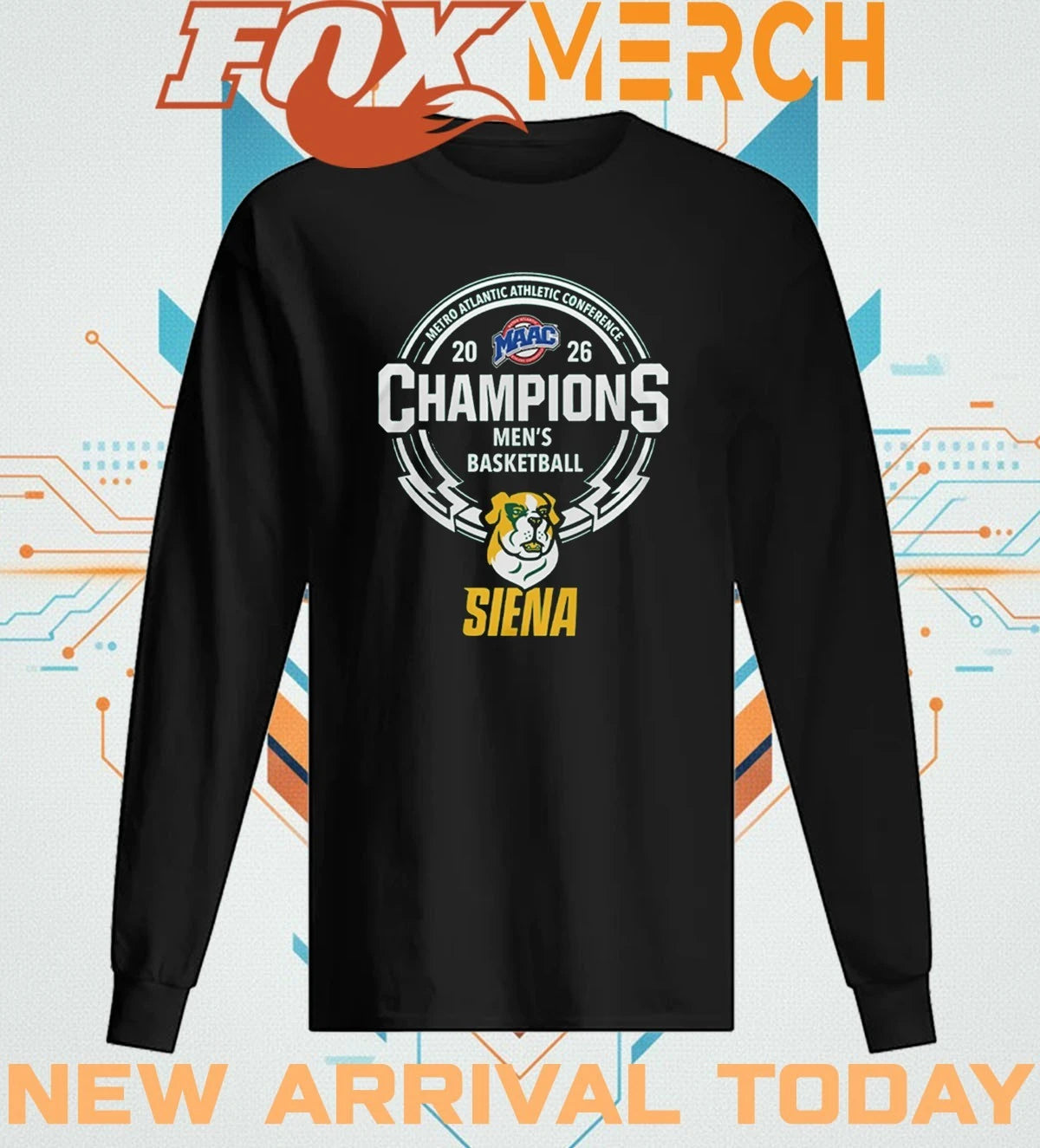 Siena Saints Men’s Basketball 2026 Metro Atlantic Athletic Conference Champions t-shirt