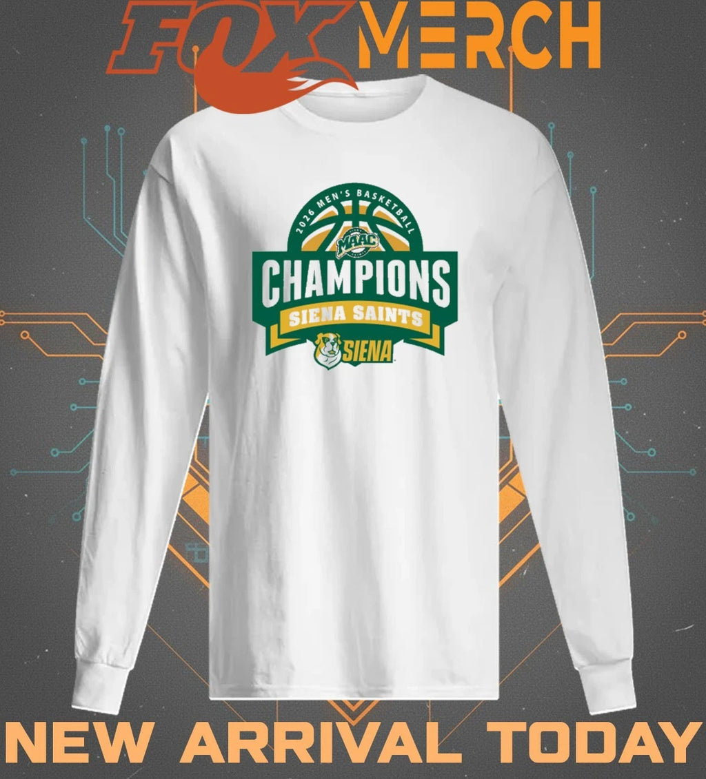 Siena University – 2026 Men’s Basketball Champions t-shirt