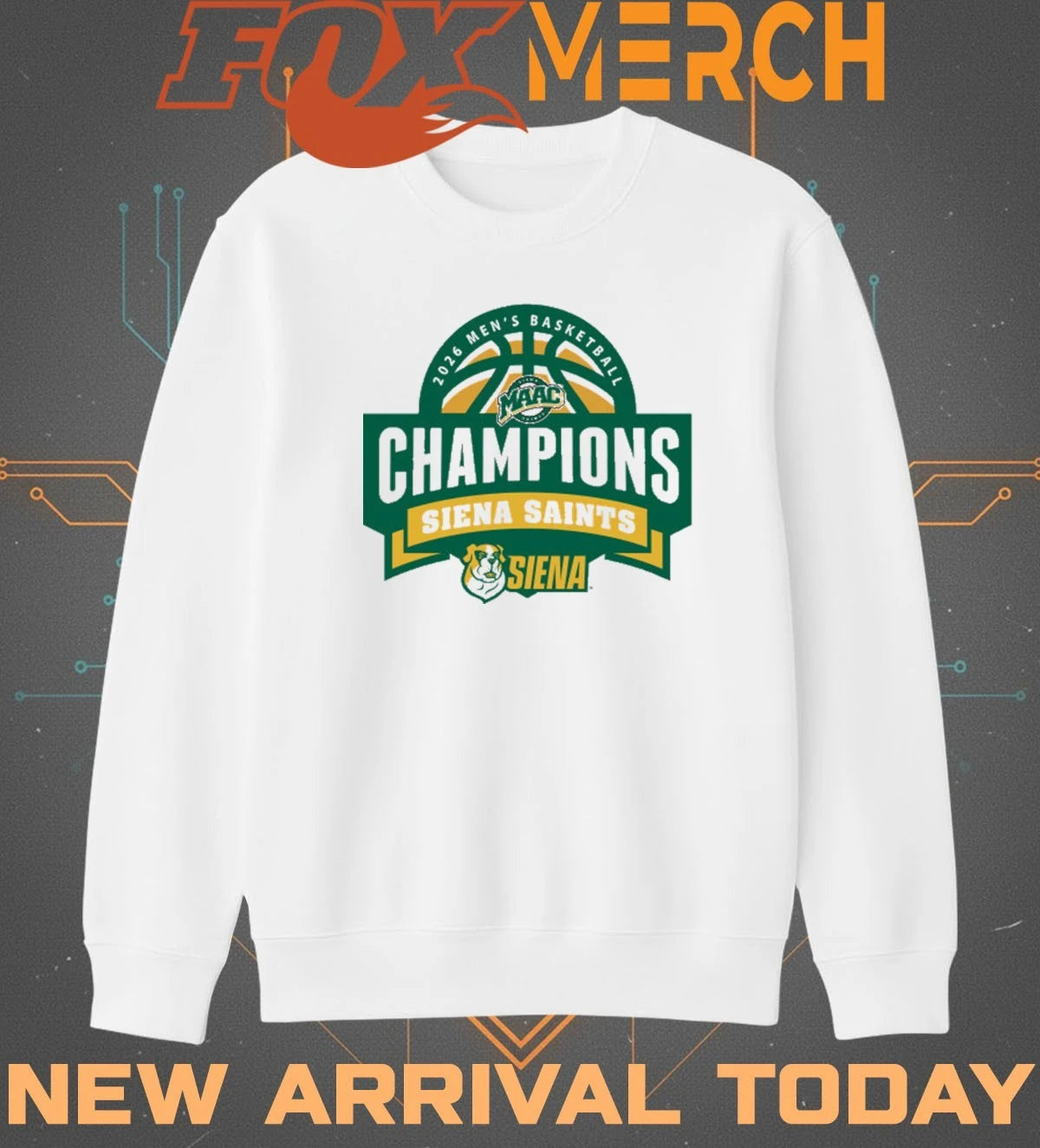 Siena University – 2026 Men’s Basketball Champions t-shirt