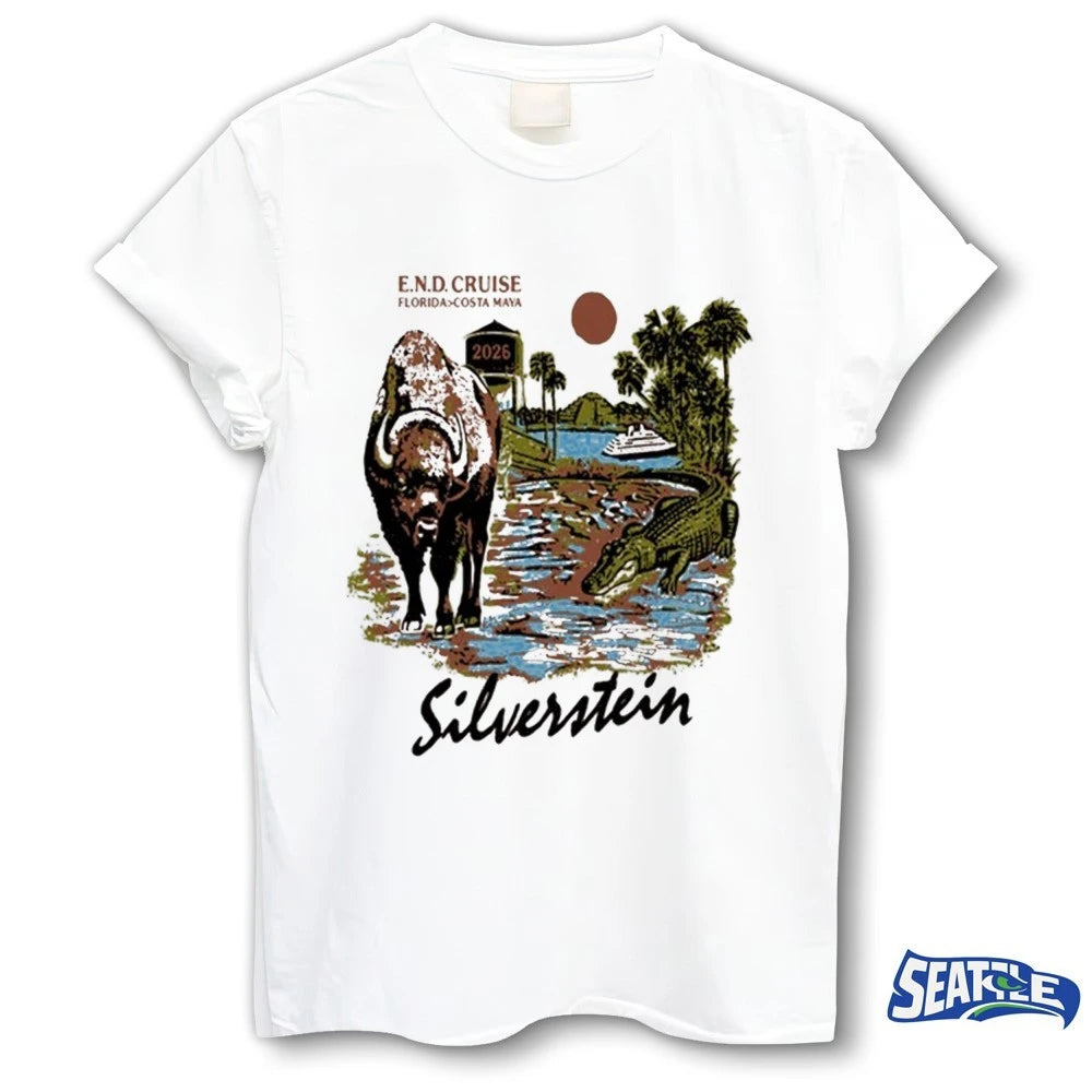 Silverstein Buffalo Souvenir End Cruise Florida Costa Maya shirt
