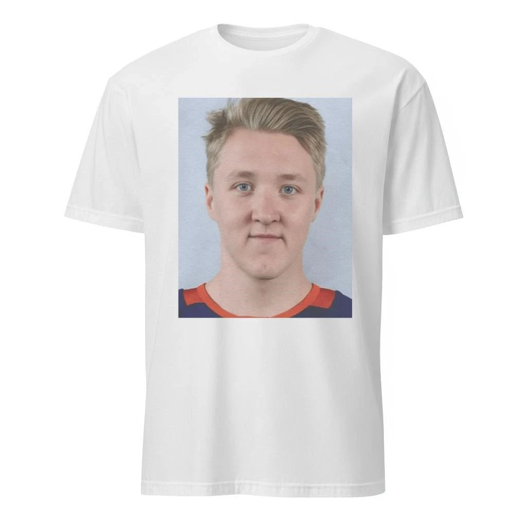 Simon Holmstrom Ice Impact Profile Poster Shirt