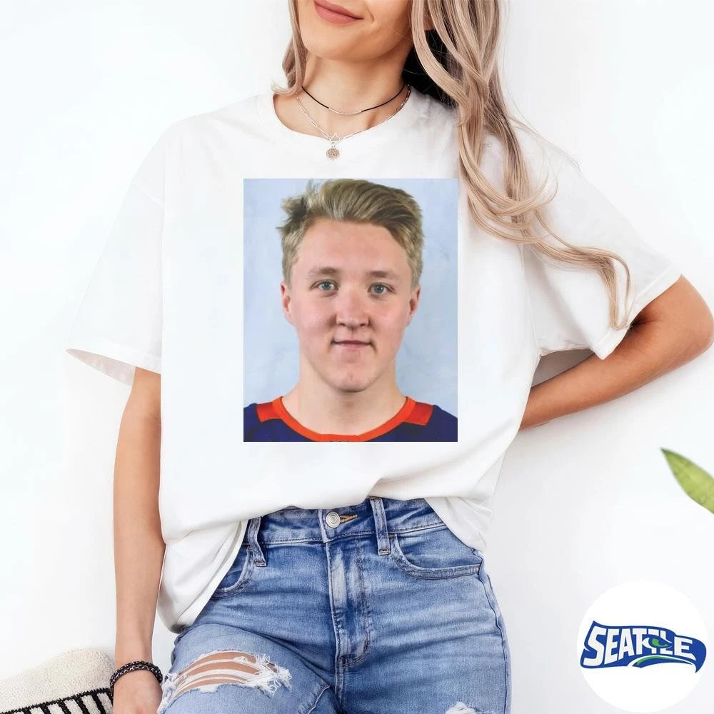 Simon Holmstrom Profile New York Islanders Hockey shirt