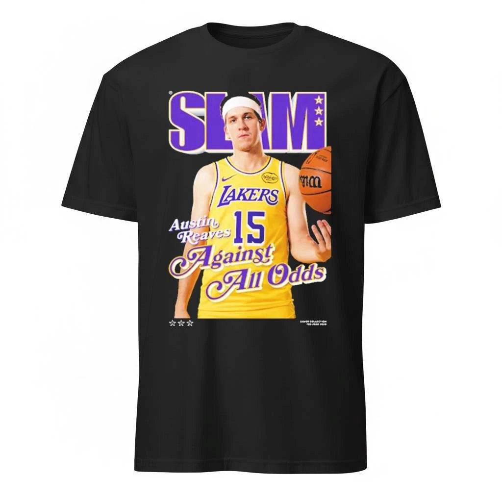 SLAM 260 Cover Tee Austin Reaves Against All Odds Los Angeles Laker NBA Shirt