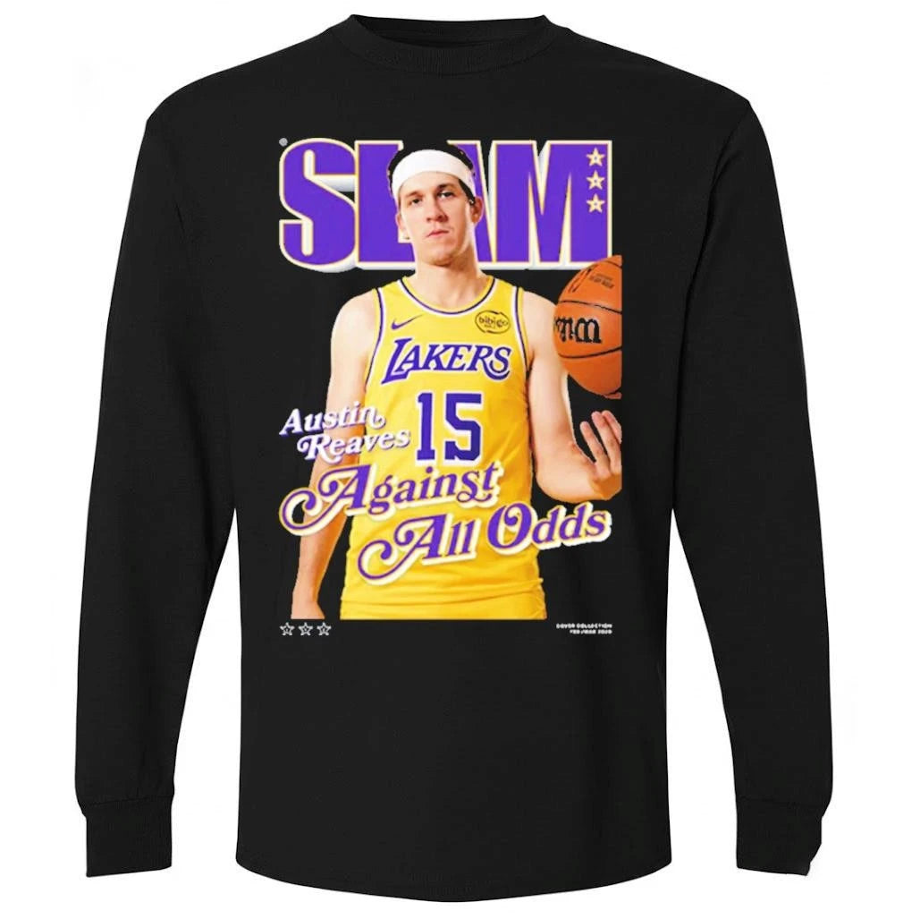 SLAM 260 Cover Tee Austin Reaves Against All Odds Los Angeles Laker NBA Shirt