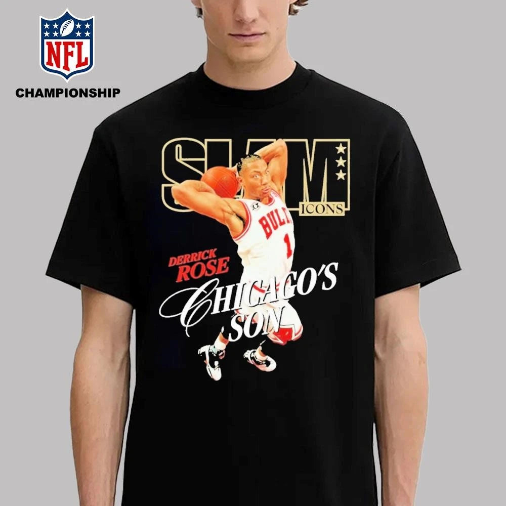 Slam Icons Legend Derrick Rose Bulls Chicago’s Son 2026 Shirt