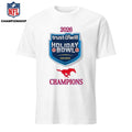 SMU Mustang 2026 Holiday Bowl Champions Logo Shirt