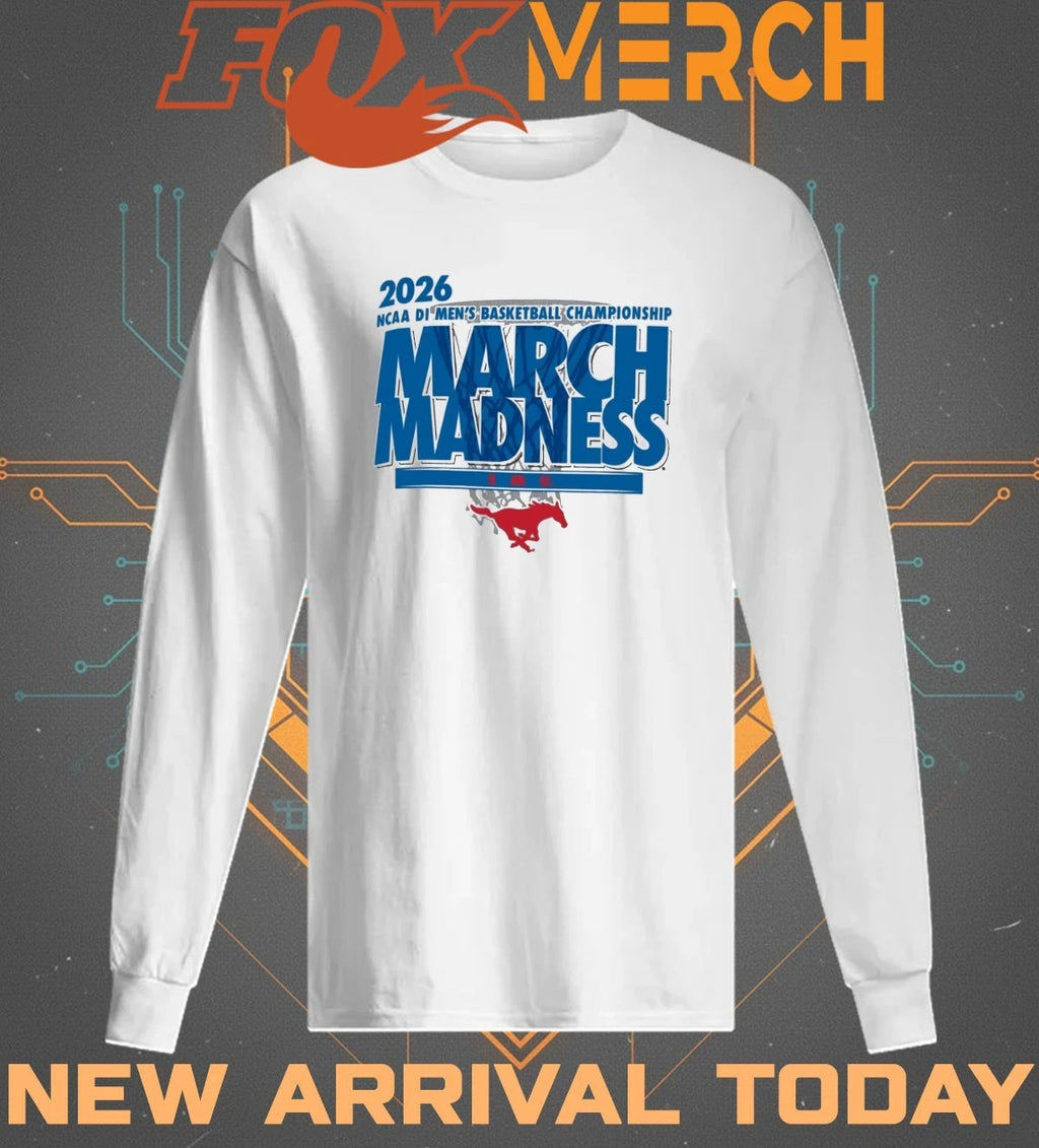 SMU Mustangs 2026 NCAA DI Men’s Basketball Championship March Madness shirt