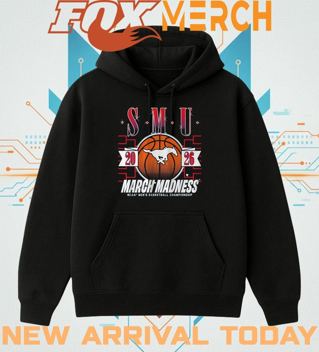 SMU Mustangs Men’s Basketball 2026 March Madness t-shirt
