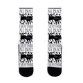 All Black Everything Cat Socks