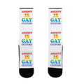 Anxiety Is Gay Culture Socks
