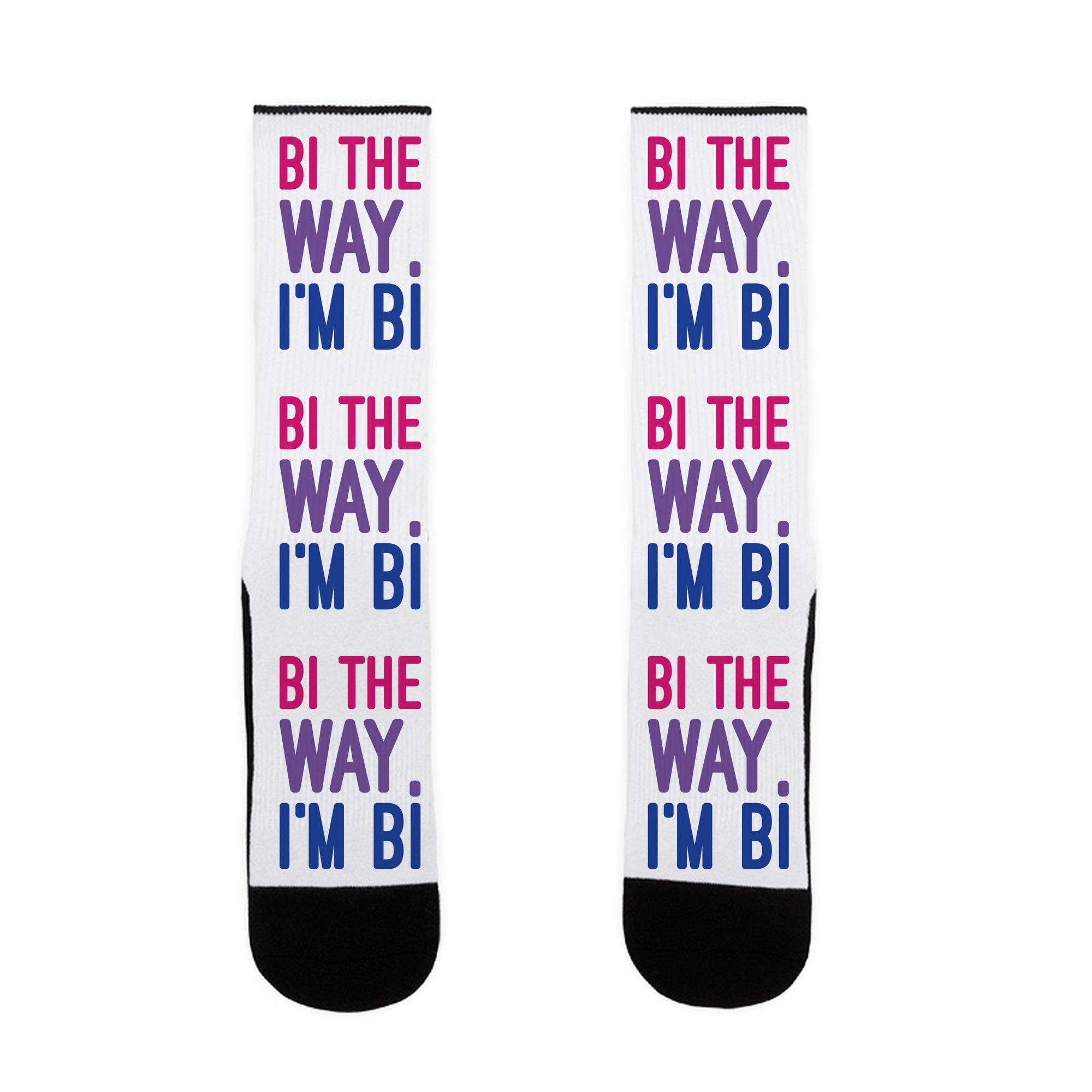 Bi The Way I'm Bi Socks