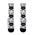 Do Not Pet Me Cat Socks