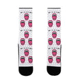 Don't Tell Me To Smile Fangs Socks