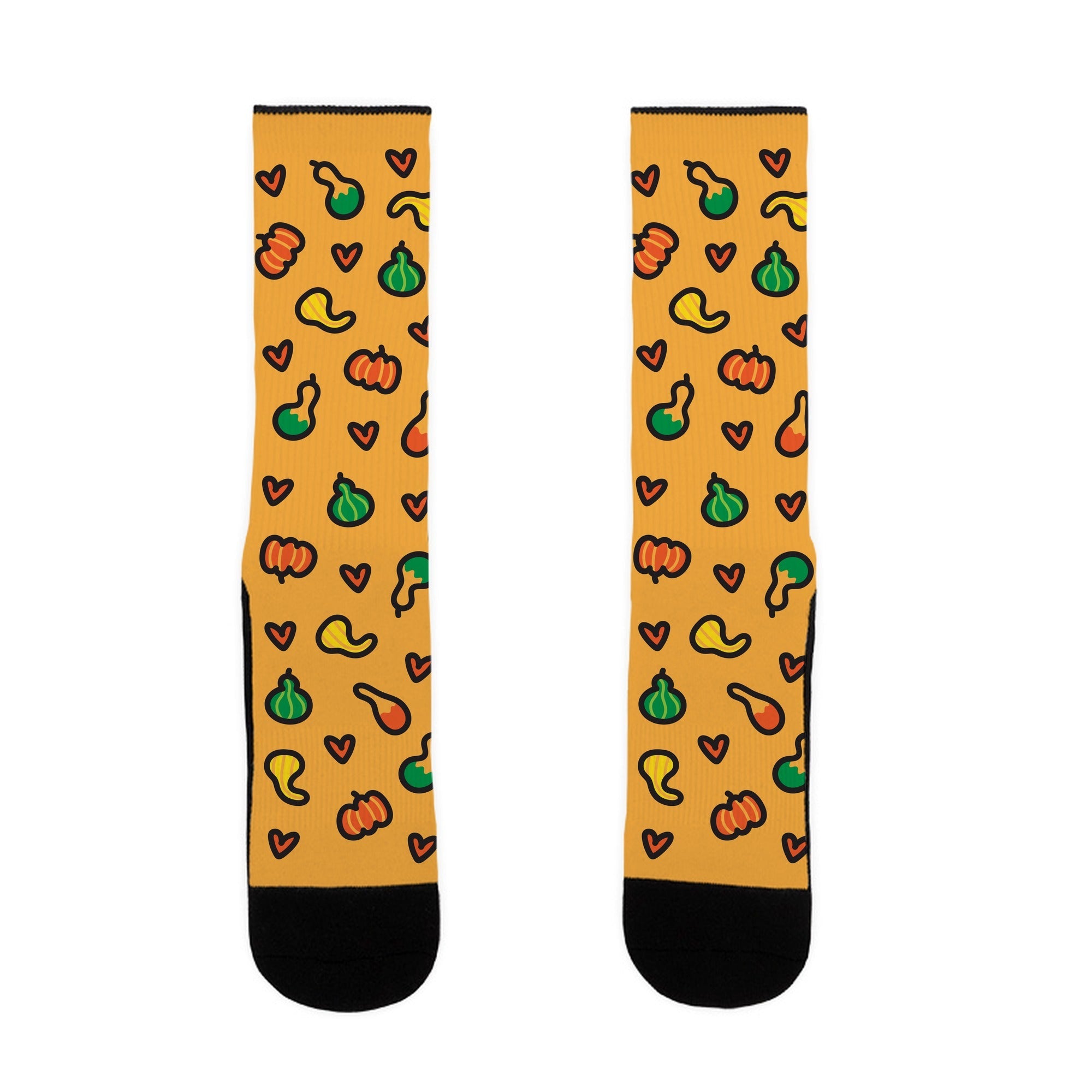 Fall Gourds Socks