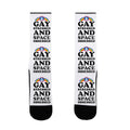 Gay Stressed And Space Obsessed Socks