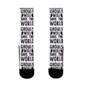 Ghouls Will Save The World Socks