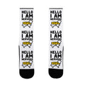 Hello I Am Nervous Socks
